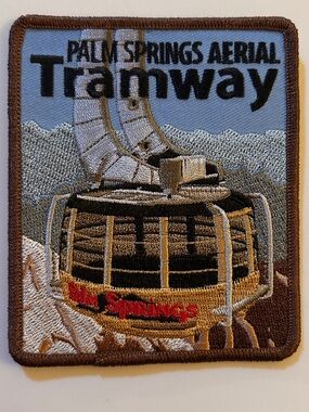 Palm Springs Aerial Tramway Embroidered Souvenir Patch NEW